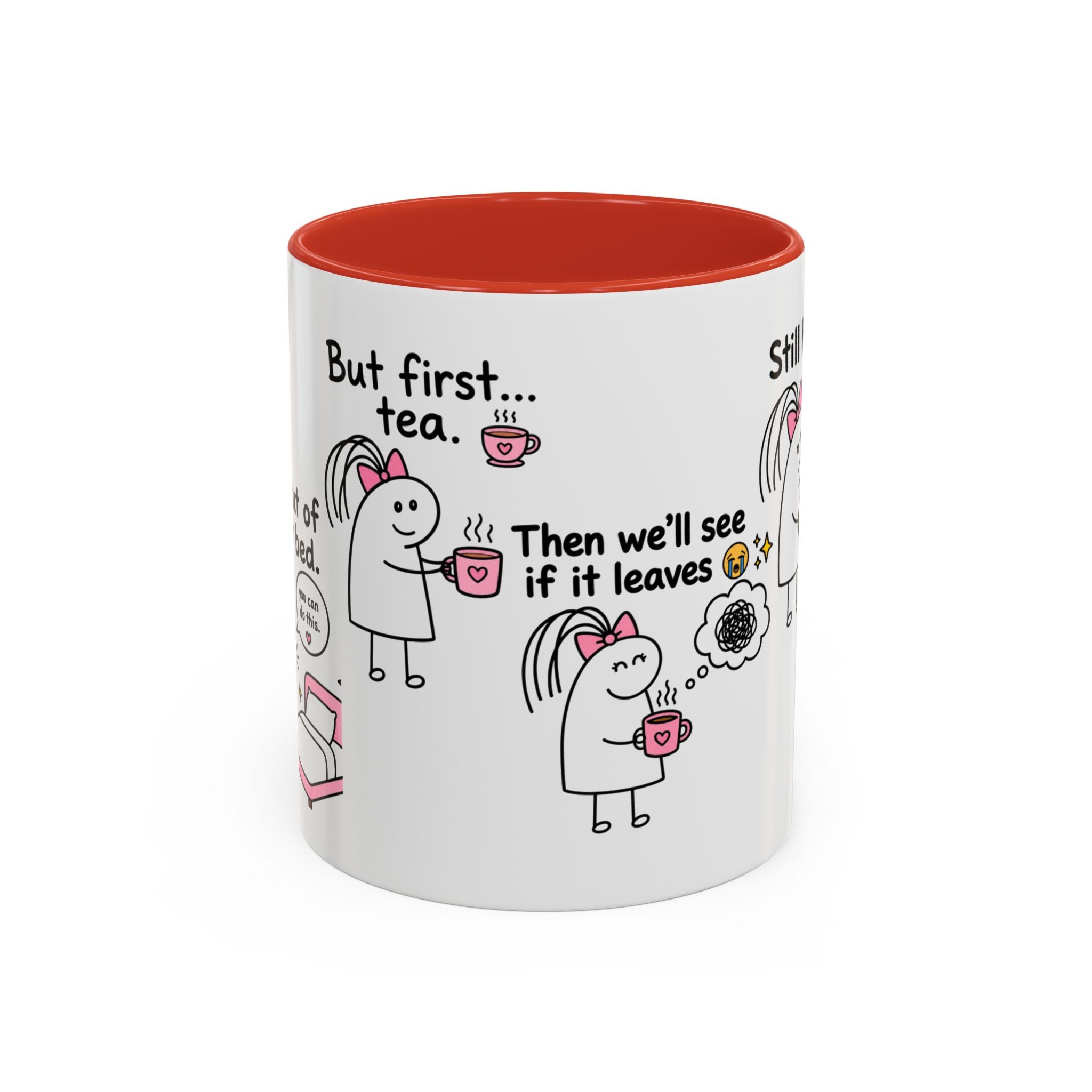But First Tea | Funny Mental Health Cartoon