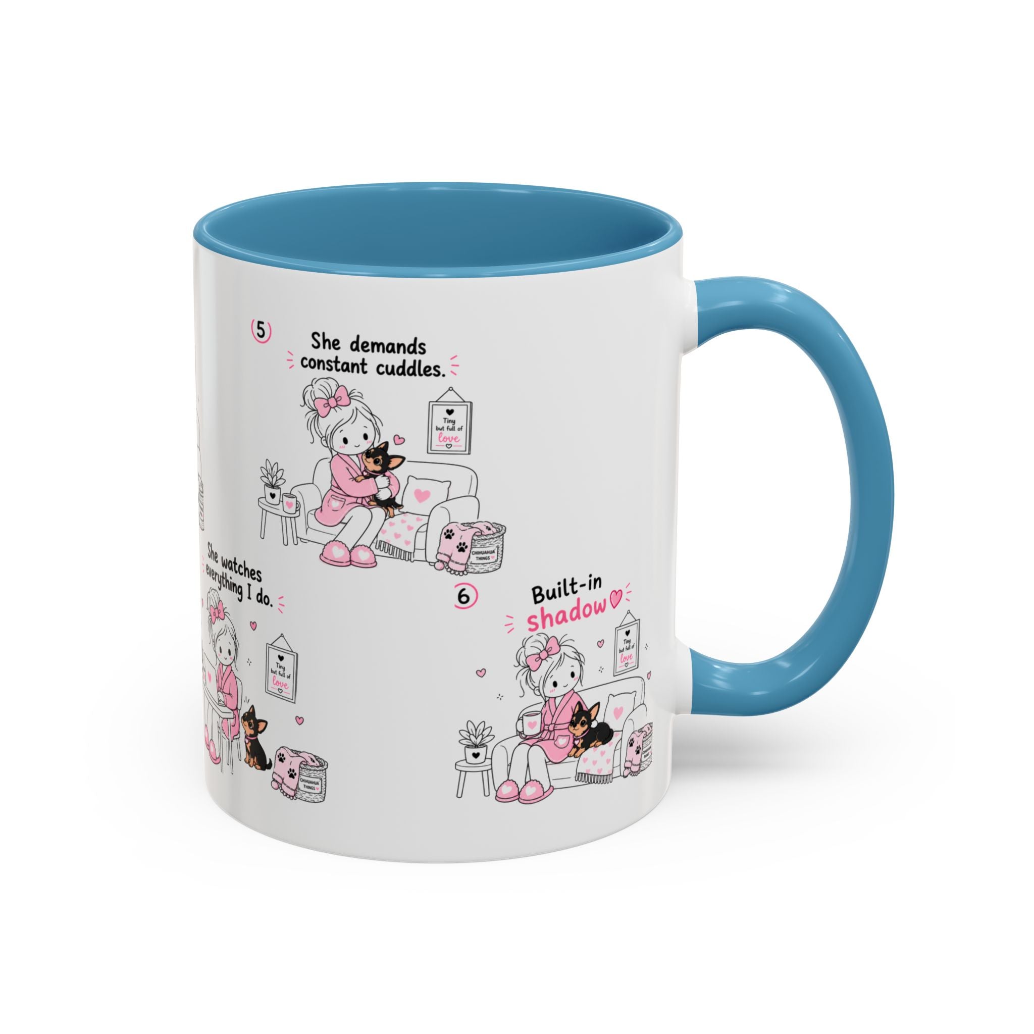 Chihuahua Mom Mug Tiny Dog Big Love Coffee Cup Cute Chihuahua Gift