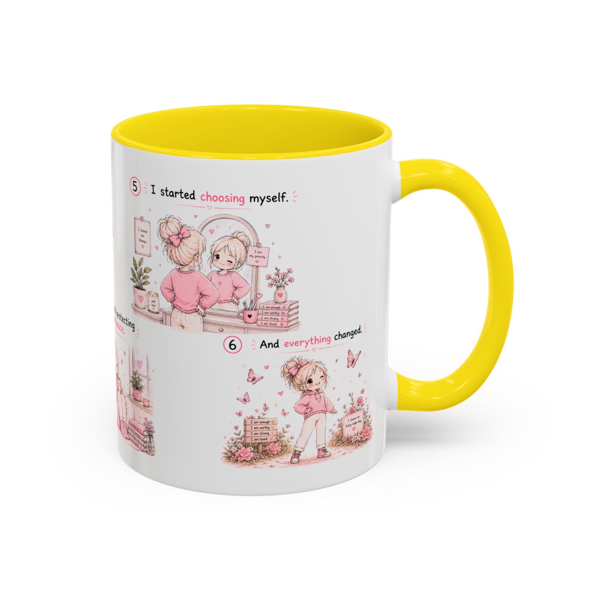 I Chose Myself Mug Self Love Healing Journey Gift for Women