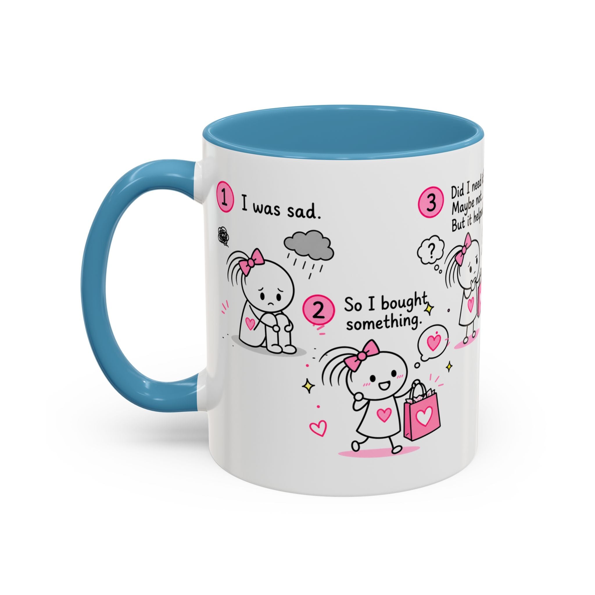 Retail Therapy Mug Funny Shopping Mug Online Shopping Gift Self Care Coffee Cup