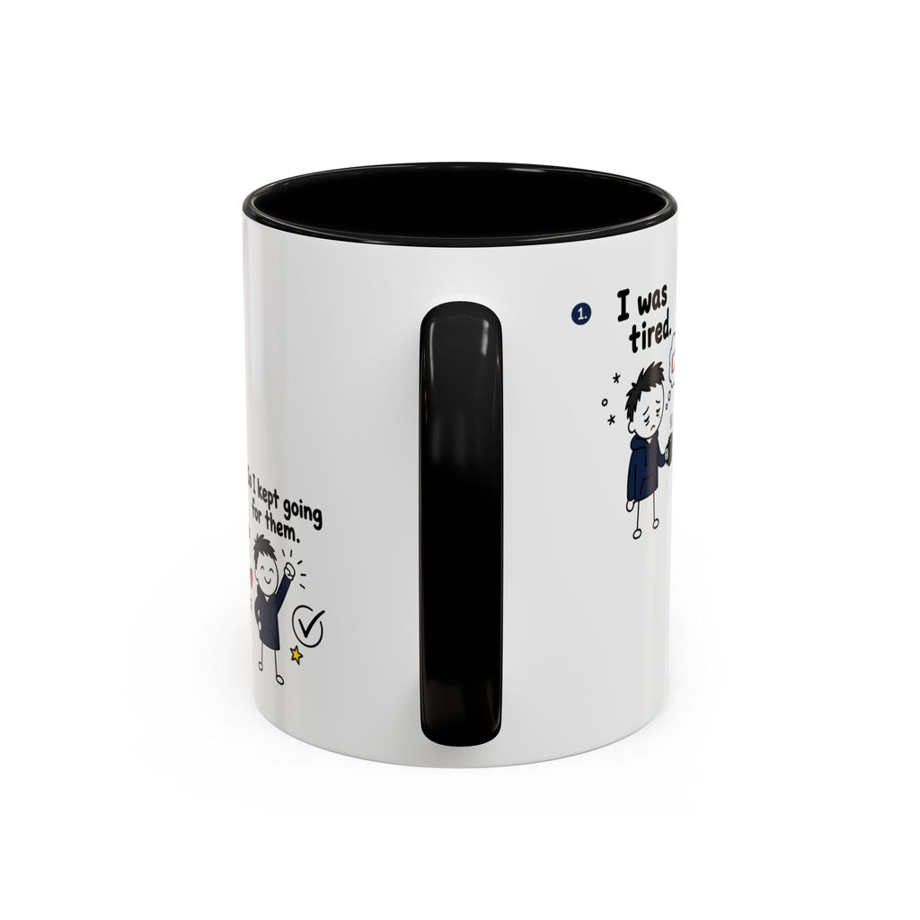 Still Tired Dad Mug, Dad Duties Called Coffee Mug, Funny Fatherhood Gift, Dad Life Mug, Gift for Dad, New Dad Present