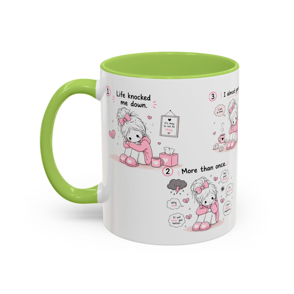 She Rose Anyway Mug Self Love Healing Journey Coffee Cup Gift for Women