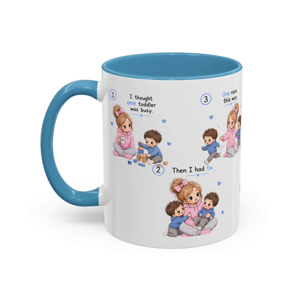 Twin Mom Mug Double the Chaos Double the Love Coffee Cup