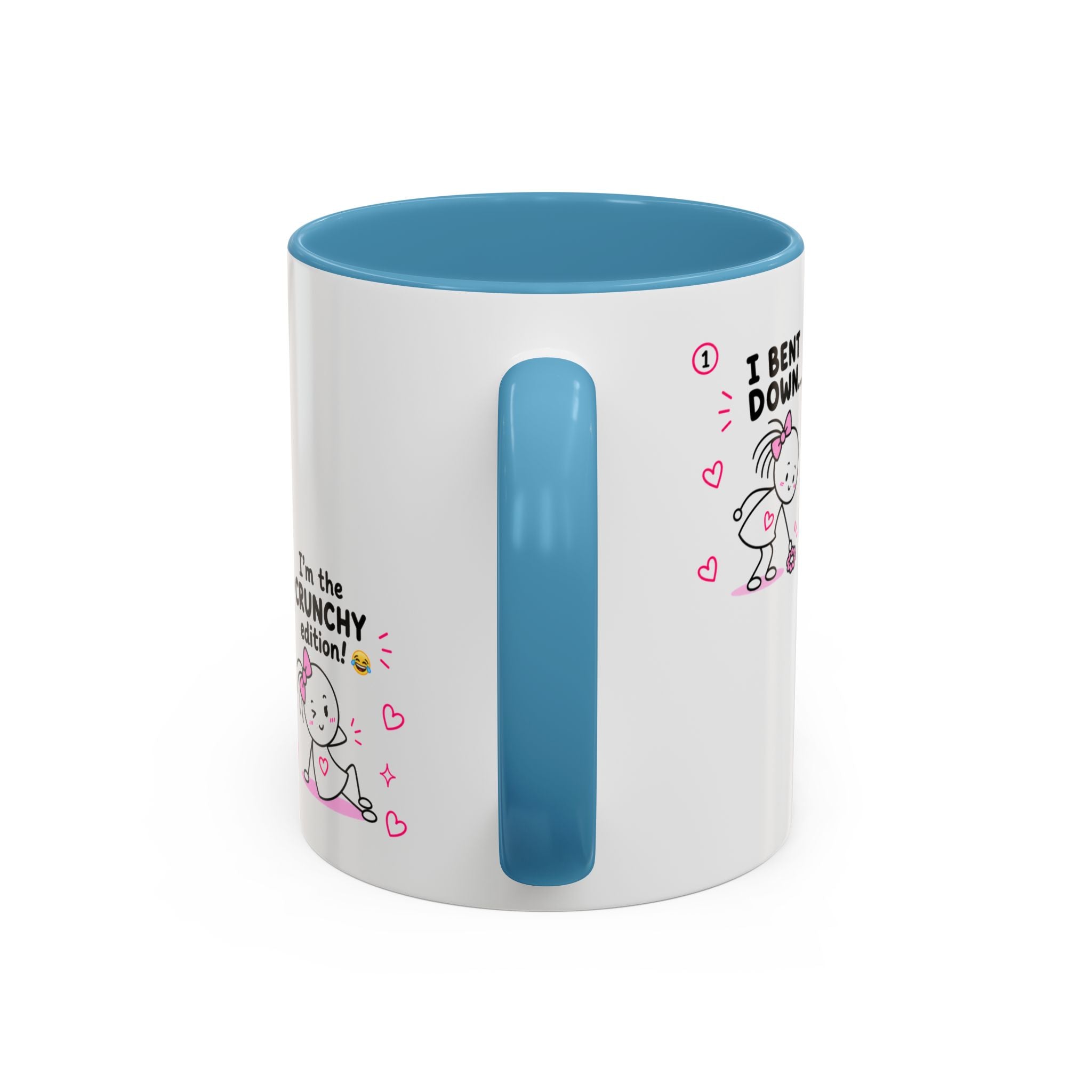Crunchy Edition Cute Spine Puns Mug | Accent Coffee Mug