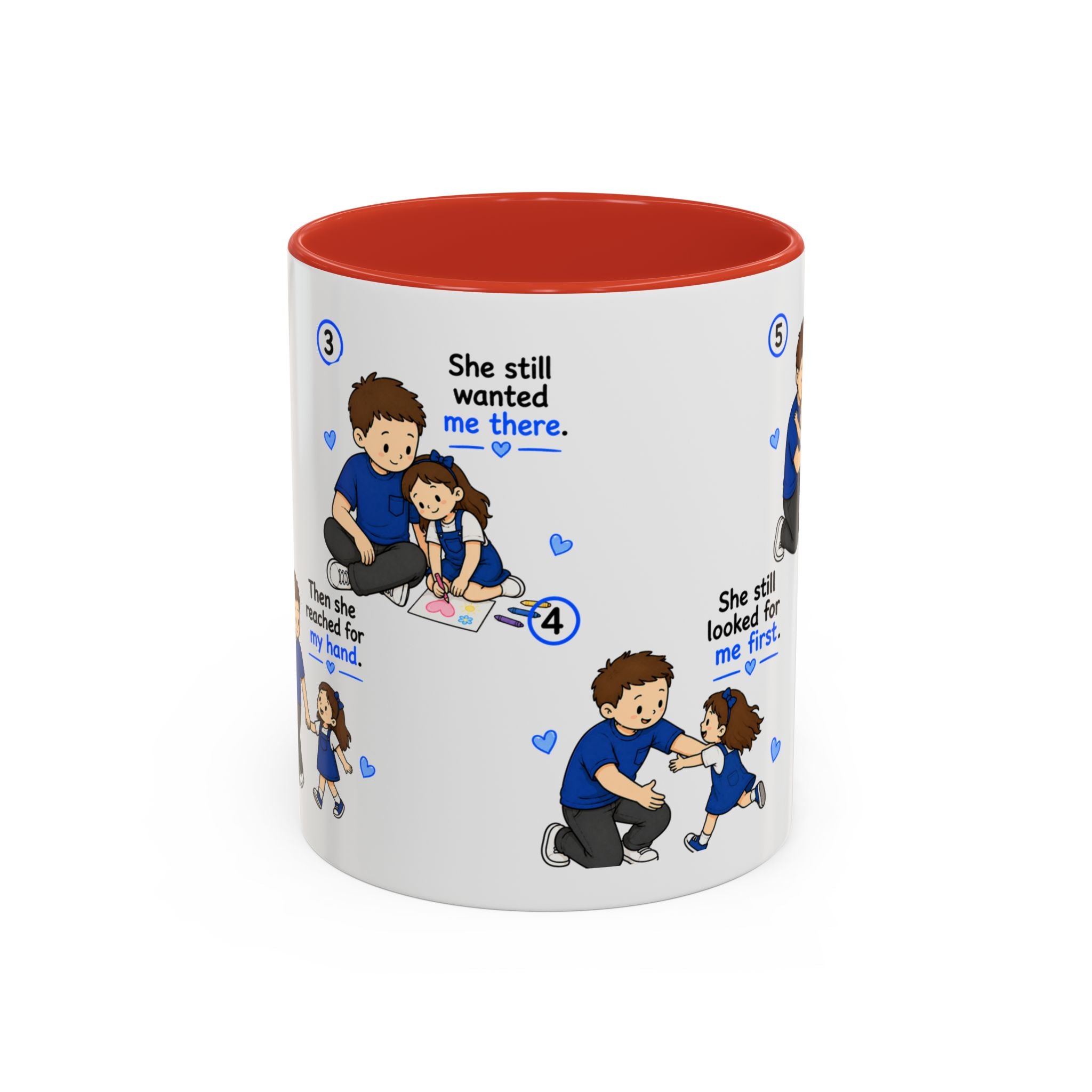 She Will Always Be My Little Girl Mug Dad Daughter Gift Girl Dad Coffee Mug Father Daughter Comic Mug Fathers Day Gift