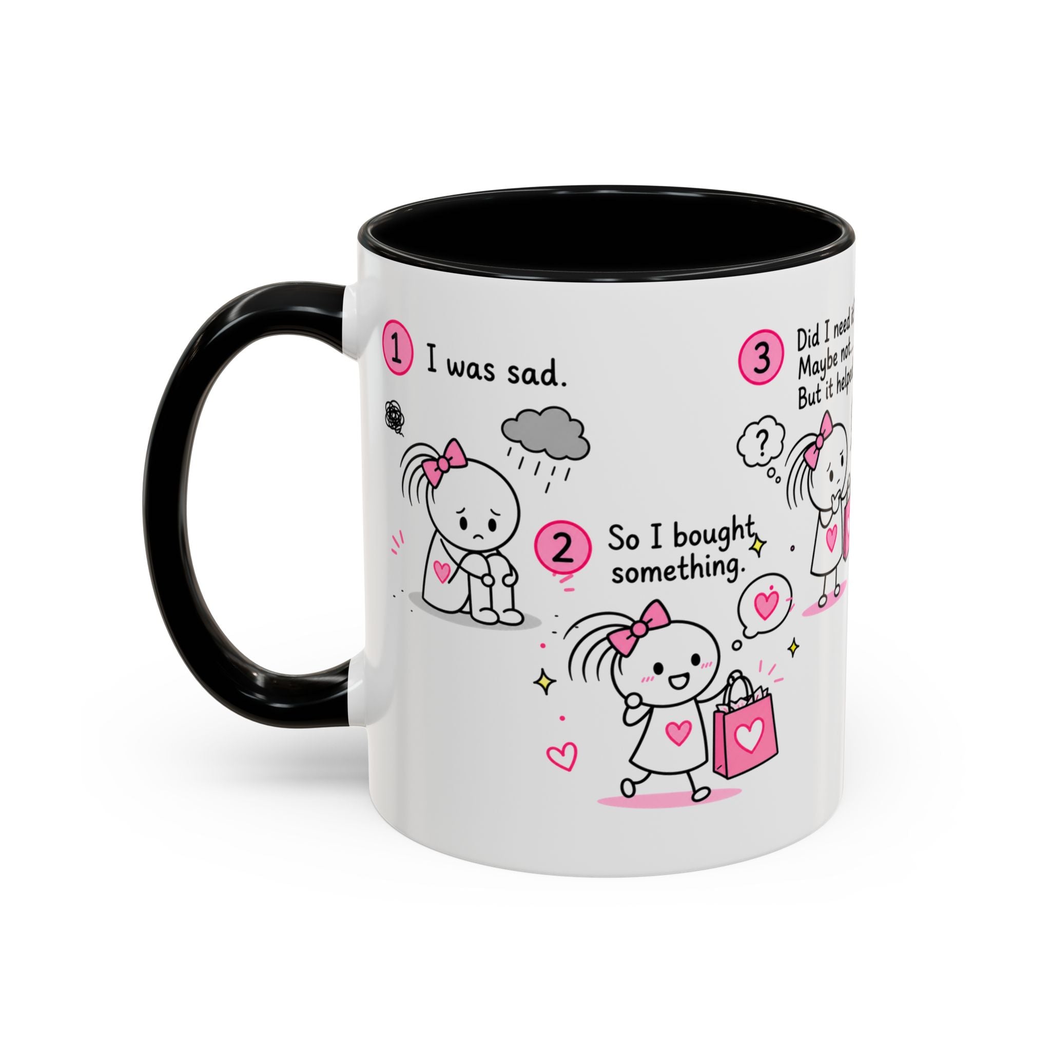 Retail Therapy Mug Funny Shopping Mug Online Shopping Gift Self Care Coffee Cup