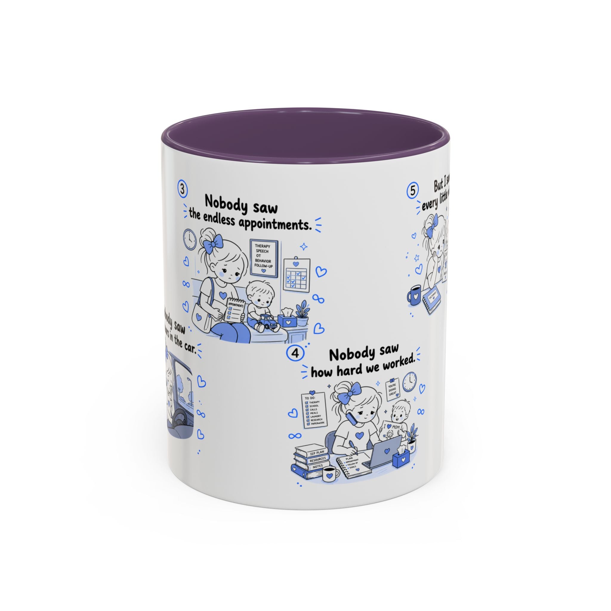 Autism Mom Coffee Mug Every Little Victory Matters