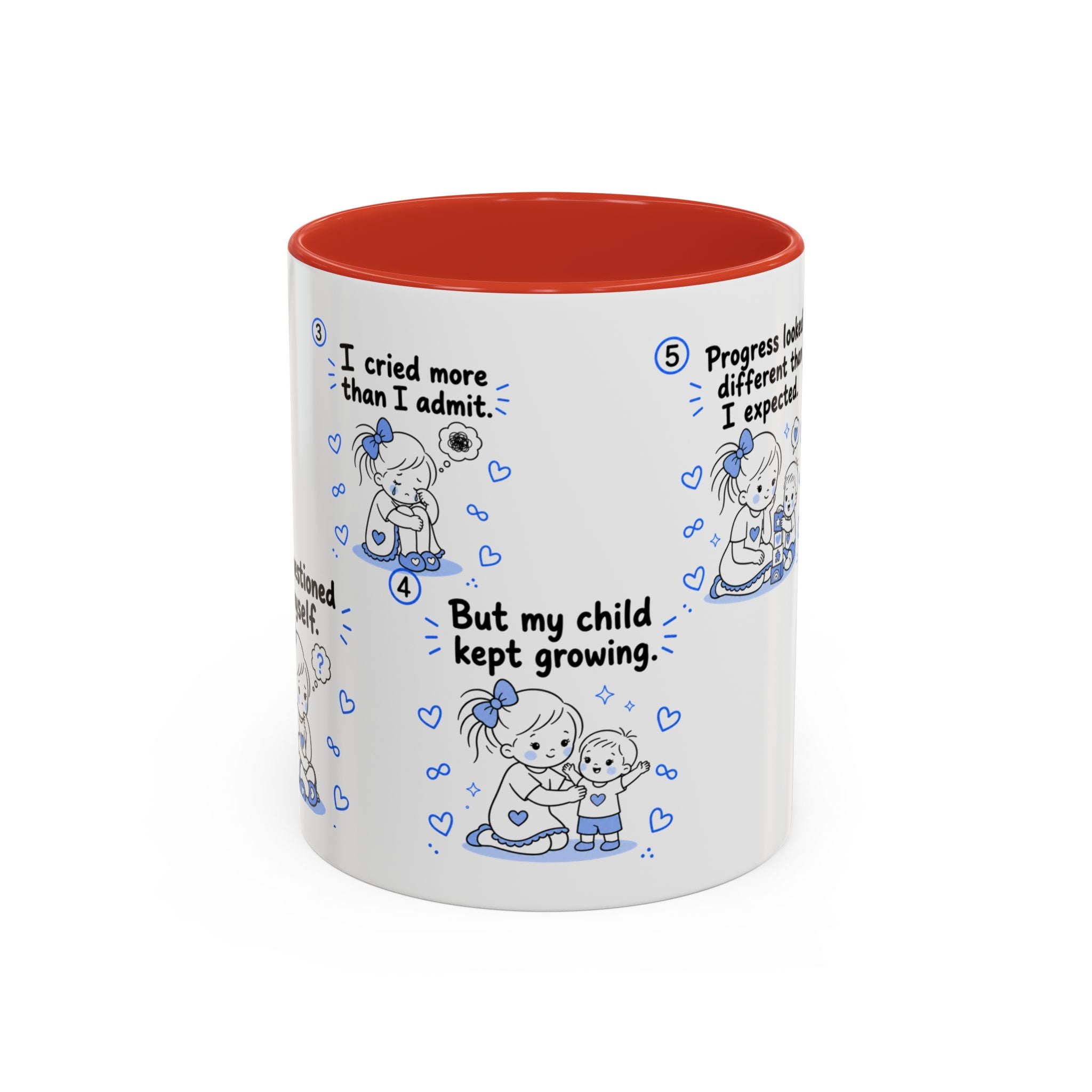 Autism Mom Mug  One Day at a Time  Inspirational Coffee Cup for Special Needs Moms